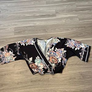 Floral crop top